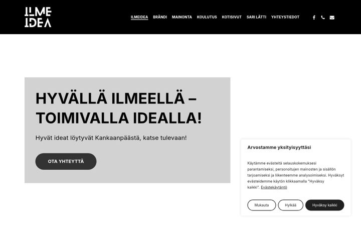 Screenshot of ilmeidea.fi