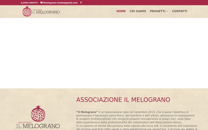 Screenshot of ilmelogranoimola.it