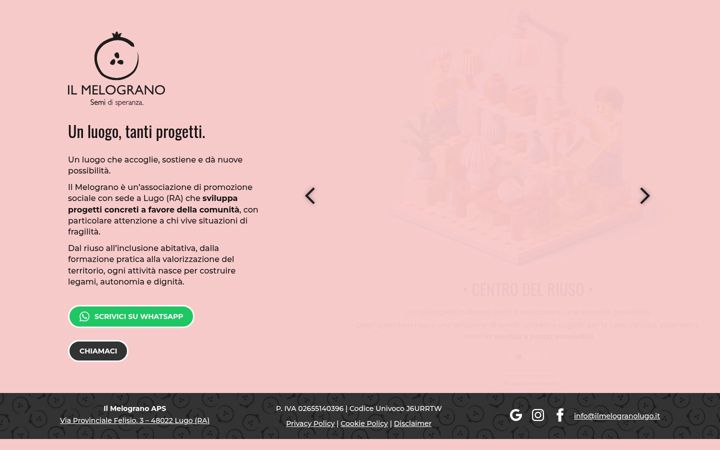 Screenshot of ilmelogranolugo.it