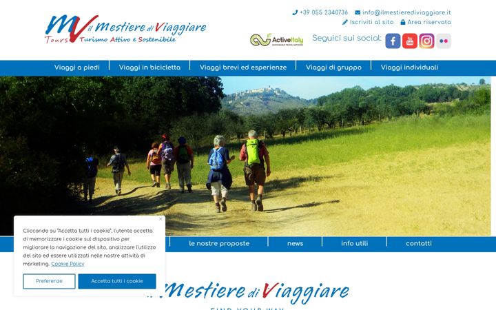 Skjámynd af ilmestierediviaggiare.com