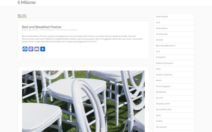 Screenshot of ilmilione.eu