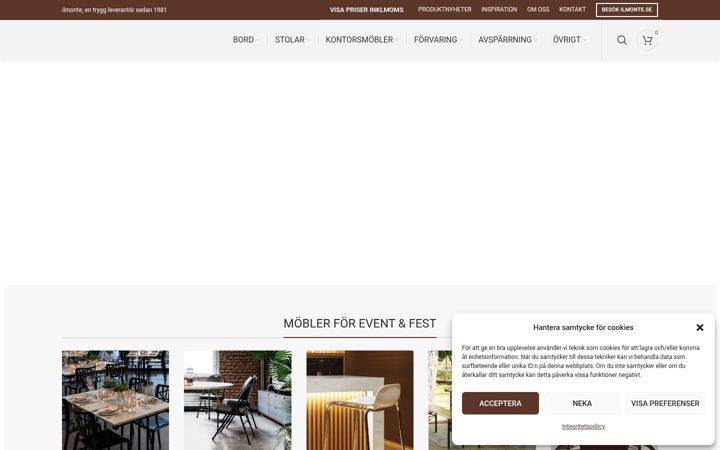 Screenshot of ilmofurniture.se