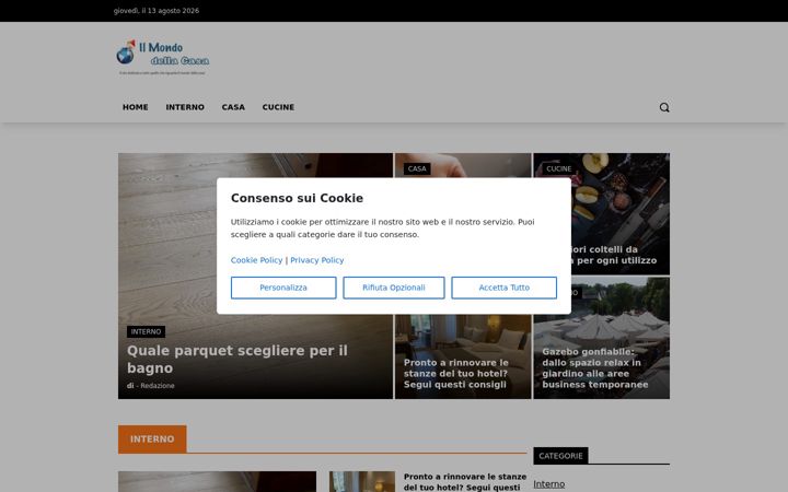 Screenshot of ilmondodellacasa.com