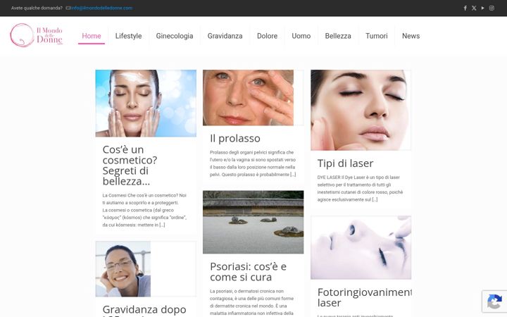 Skärmbild av ilmondodelledonne.com