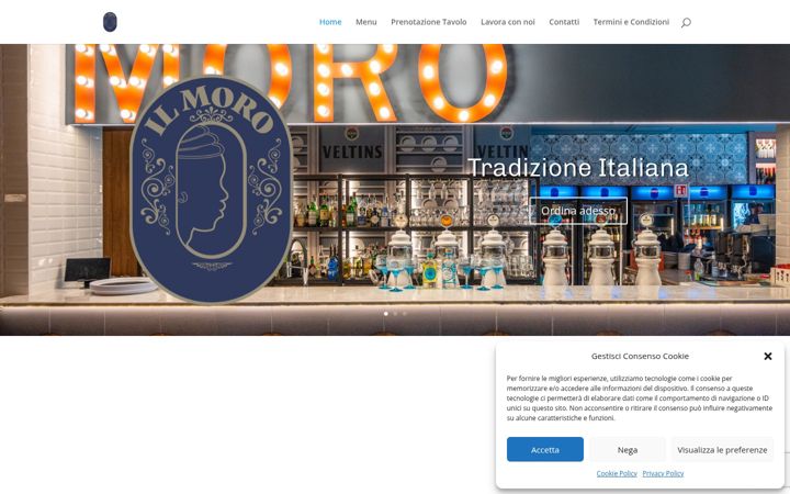 Screenshot of ilmorofood.it