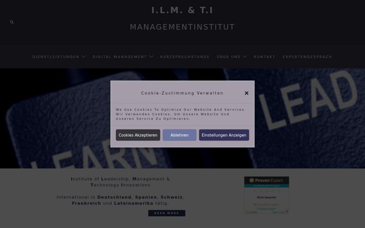 Skärmbild av ilmti.com