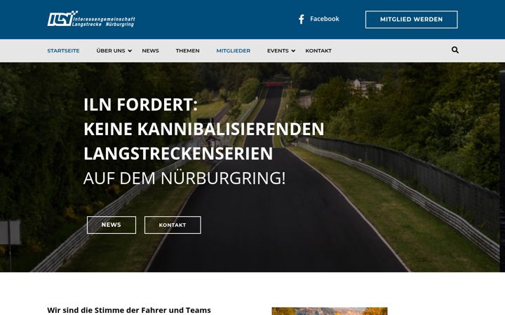 Screenshot of iln-ev.de