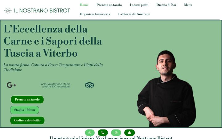 Screenshot of ilnostranobistrot.it