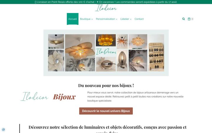 Екранна снимка на ilodecor.com