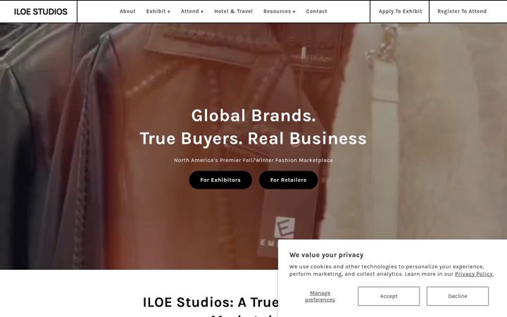 Screenshot of iloestudios.com
