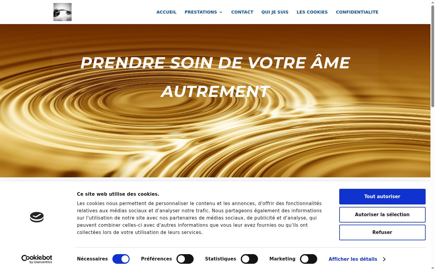 Screenshot tal-banner tal-kunsens muri qabel kwalunkwe interazzjoni