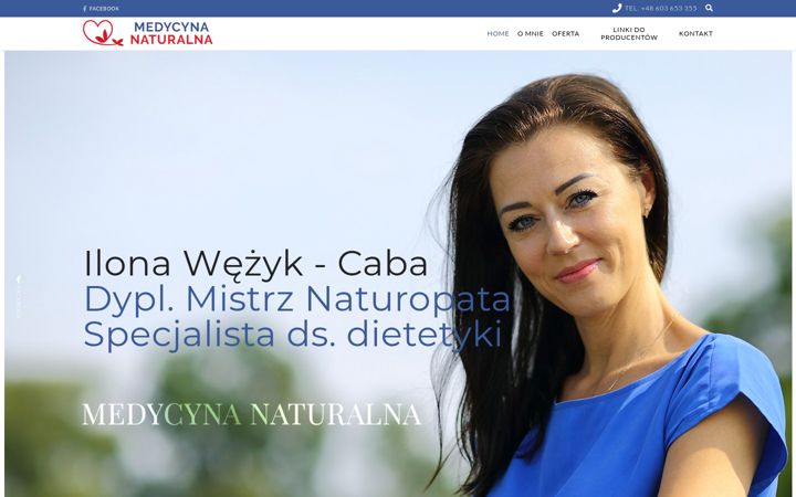 Screenshot of ilonawezykcaba.pl