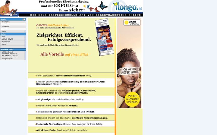 Screenshot of ilongo.at