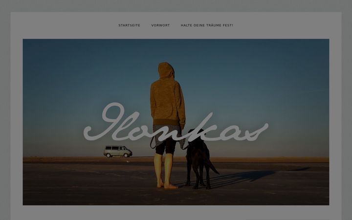 Screenshot of ilonkas.de