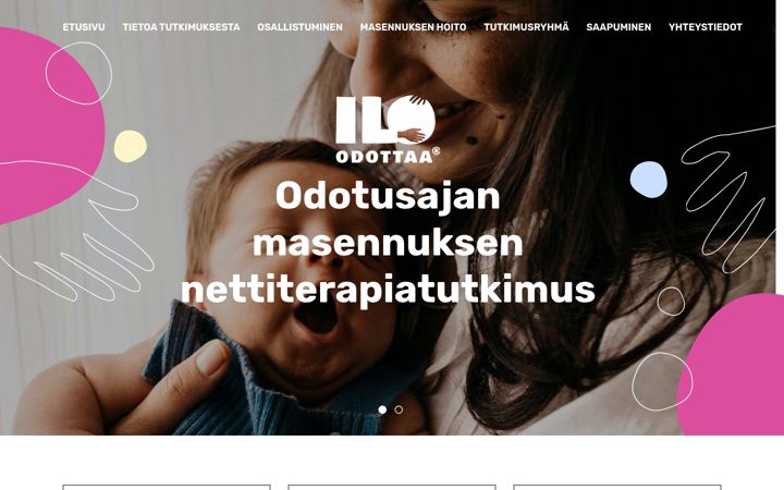 Екранна снимка на iloodottaa.fi