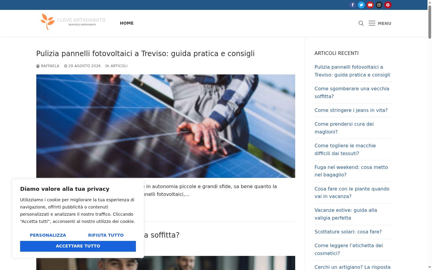 Screenshot tal-banner tal-kunsens muri qabel kwalunkwe interazzjoni