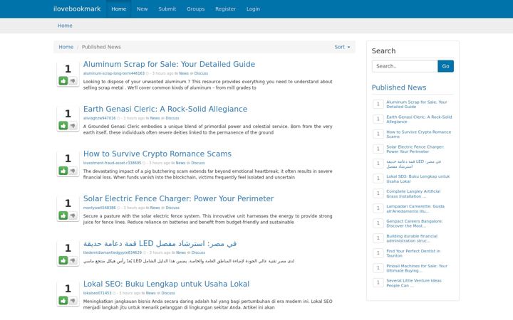 Screenshot of ilovebookmark.com