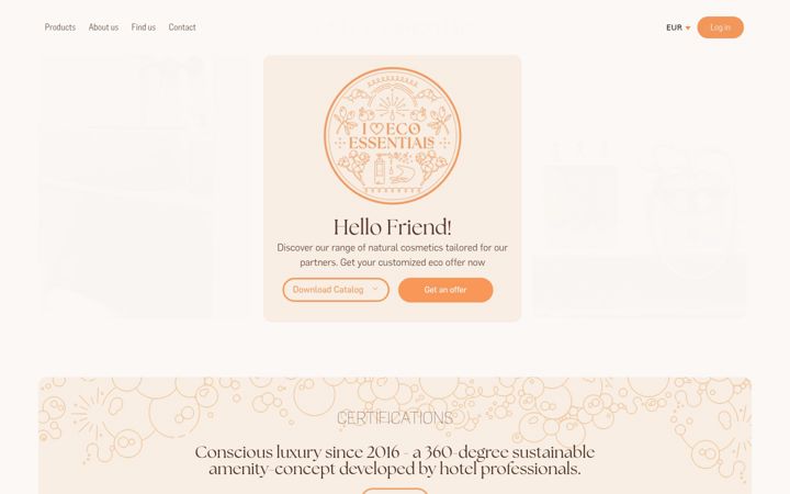 Screenshot of iloveecoessentials.com