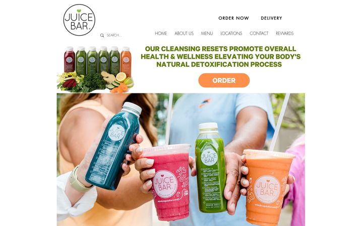 Screenshot of ilovejuicebar.com