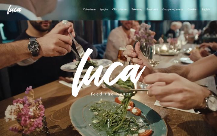 Screenshot of iloveluca.dk