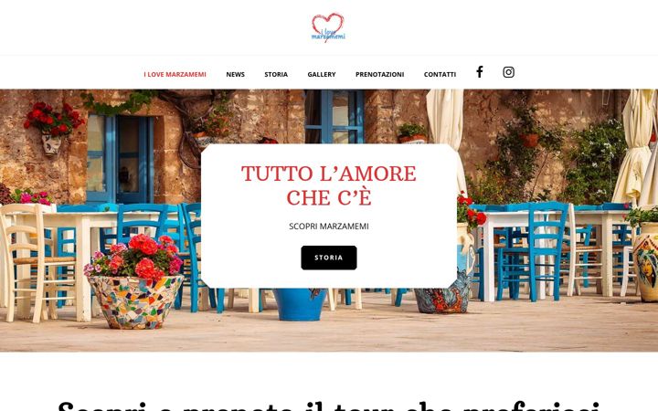 Screenshot of ilovemarzamemi.it