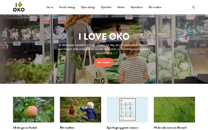 Screenshot of iloveoko.dk