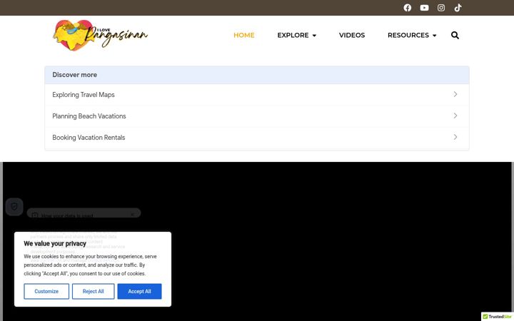 Screenshot of ilovepangasinan.com