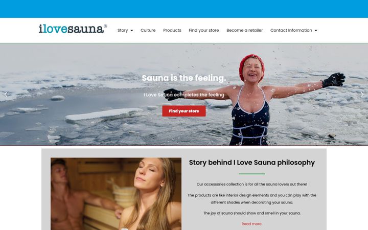 Képernyőkép: ilovesauna.fi