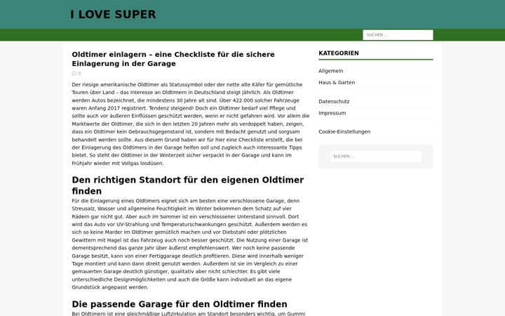 Screenshot of ilovesuper.com