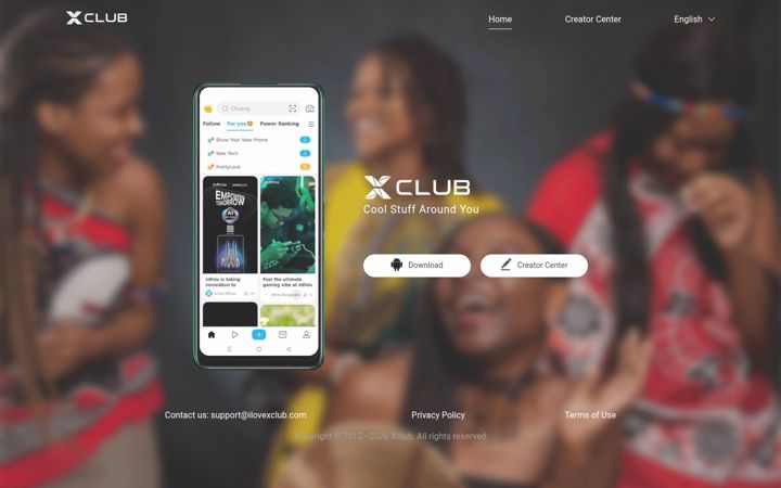Screenshot of ilovexclub.com