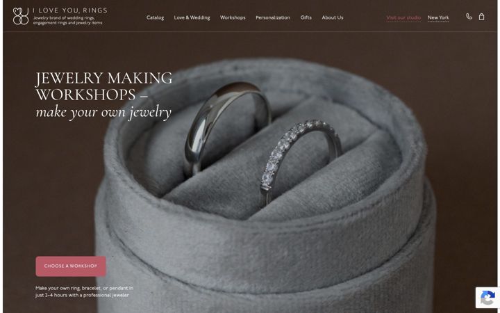 Screenshot of iloveyouringsny.com