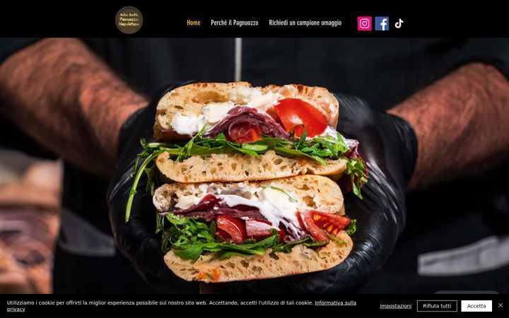 Snímek obrazovky ilpagnuozzo.com