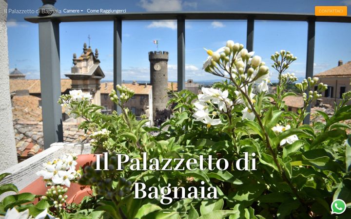 Screenshot of ilpalazzettobagnaia.it