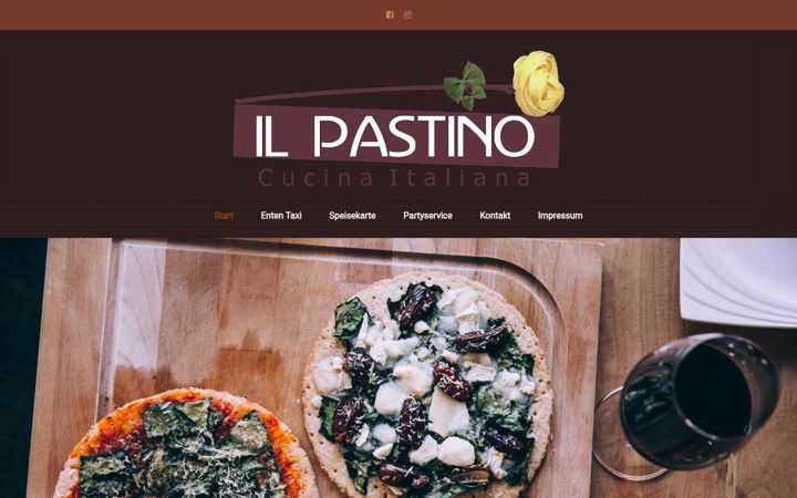 Screenshot of ilpastino.de