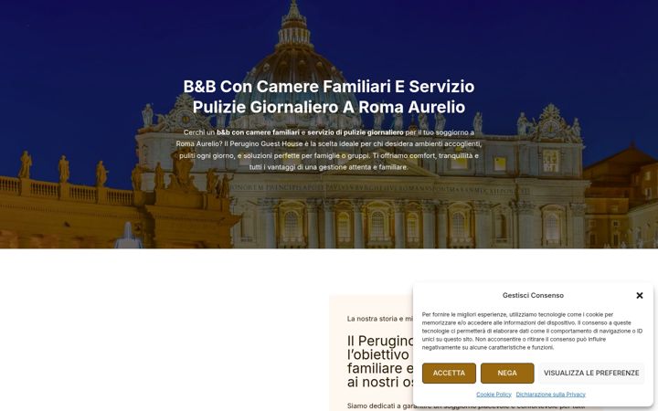 Screenshot of ilperuginoguesthouse.com