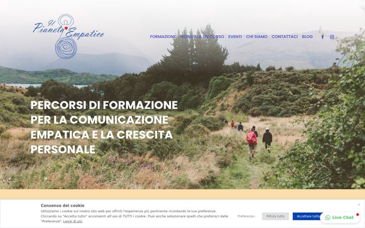 Screenshot of ilpianetaempatico.it