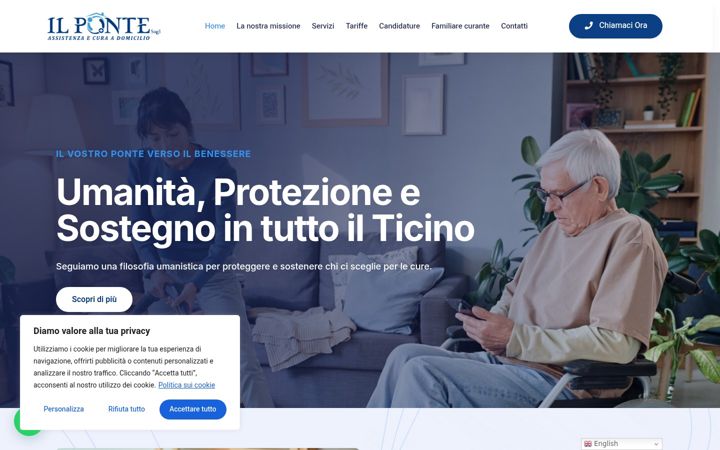 Screenshot of ilponte.ch