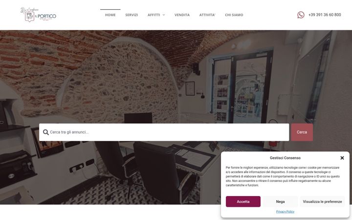 Screenshot of ilporticoimmobiliare.it