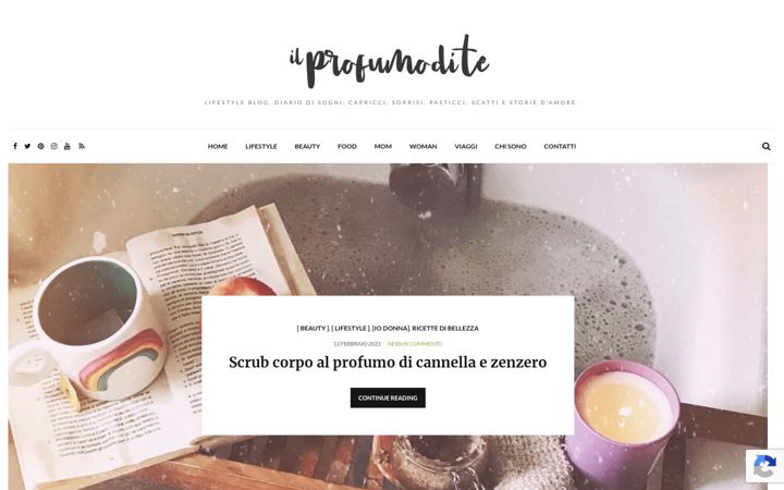 Screenshot of ilprofumodite.it
