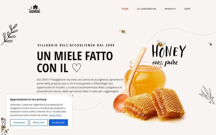 Screenshot of ilpungiglione.org