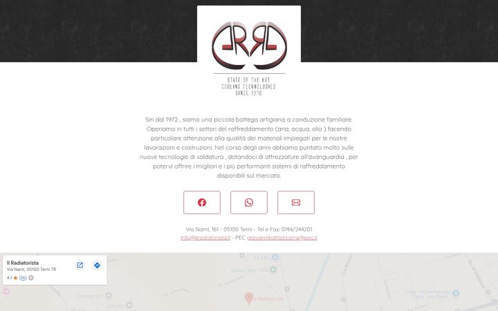 Screenshot of ilradiatorista.it
