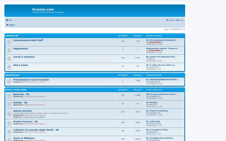 Screenshot of ilrasoio.com
