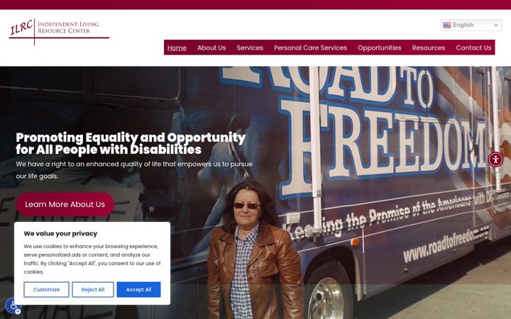 Screenshot of ilrcnm.org
