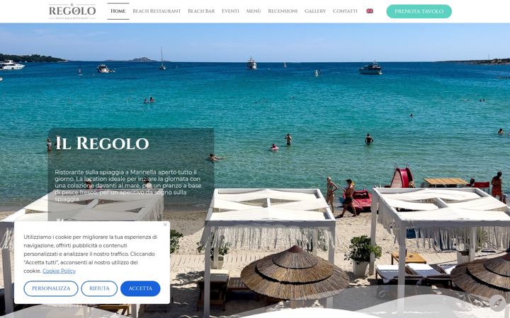 Screenshot of ilregoloristorante.it