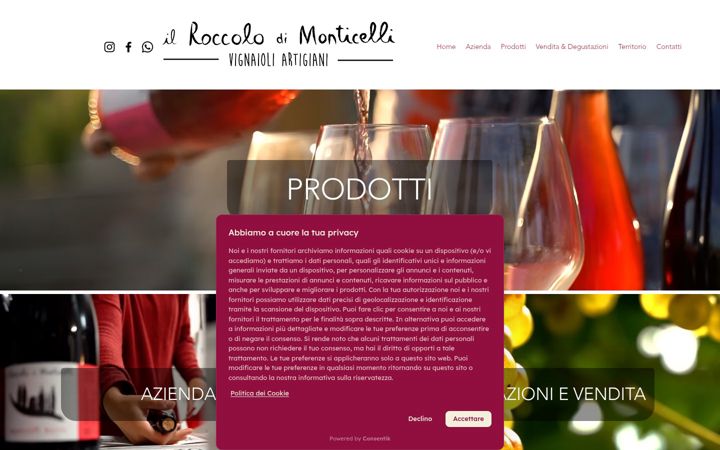 Screenshot of ilroccolodimonticelli.it