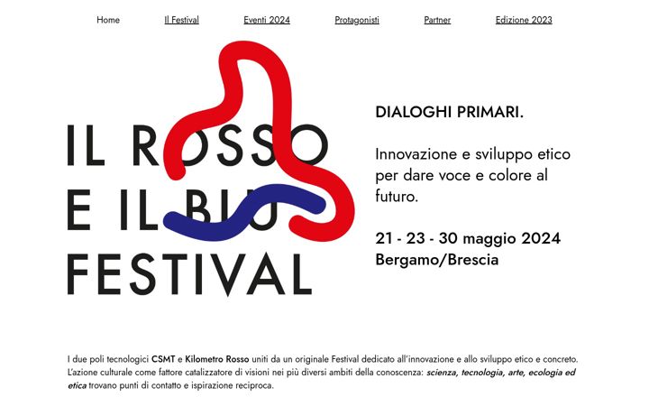 Screenshot of ilrossoeilblufestival.it
