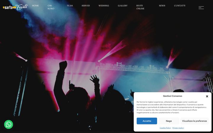 Captura de pantalla de ilsartodeglieventi.com