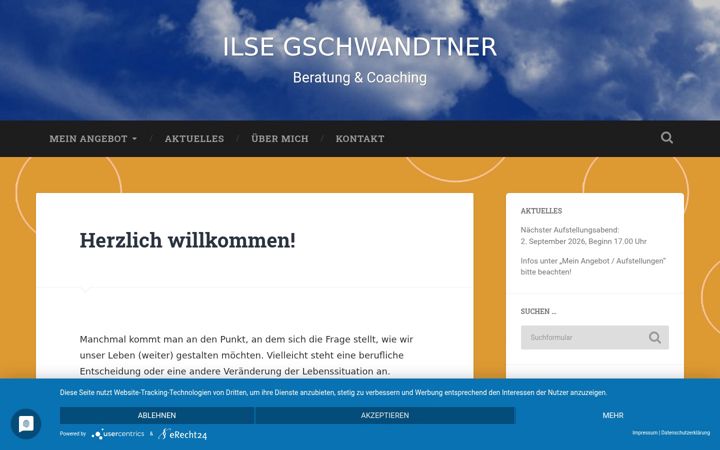 Screenshot of ilse-gschwandtner.at