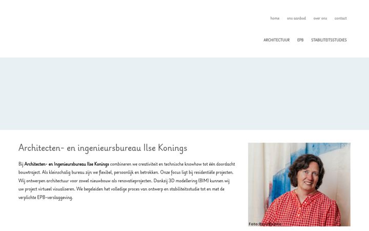 Screenshot of ilsekonings.be