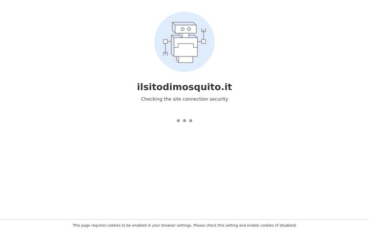 Screenshot of ilsitodimosquito.it